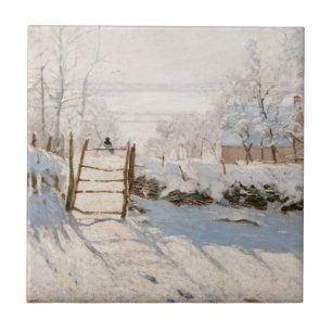 Claude Monet - The Magpie Ceramic Tile