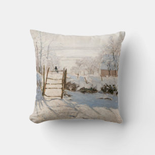 Claude Monet - The Magpie Cushion
