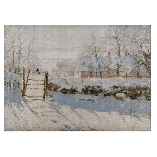 Claude Monet - The Magpie Cutting Board (Front)