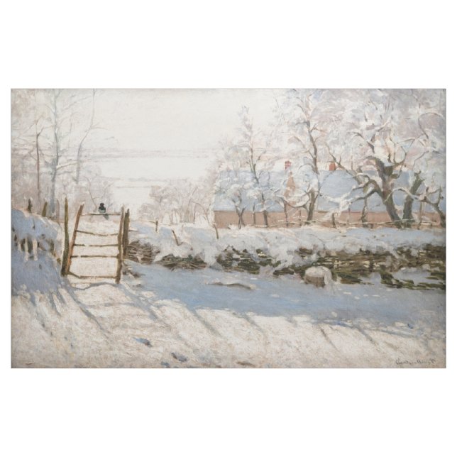Claude Monet - The Magpie Fabric (Yard)