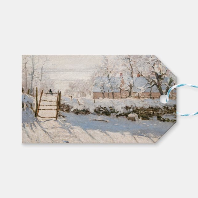 Claude Monet - The Magpie Gift Tags (Front (Horizontal))
