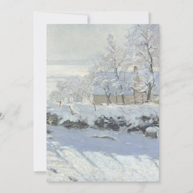 Claude Monet The Magpie Invitation (Front)