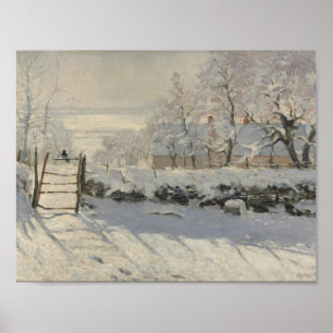 Claude Monet - The Magpie Poster