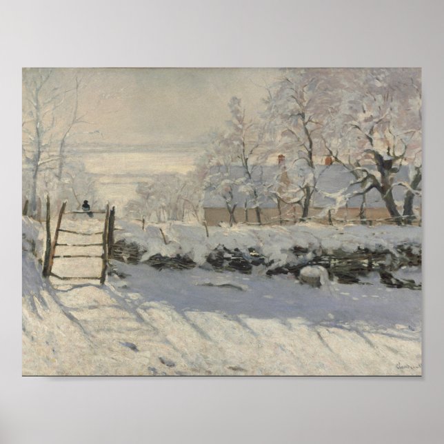 Claude Monet - The Magpie Poster (Front)