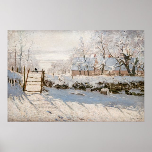 Claude Monet - The Magpie Poster (Front)
