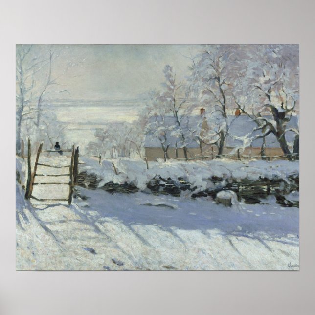 Claude Monet - The Magpie Poster (Front)