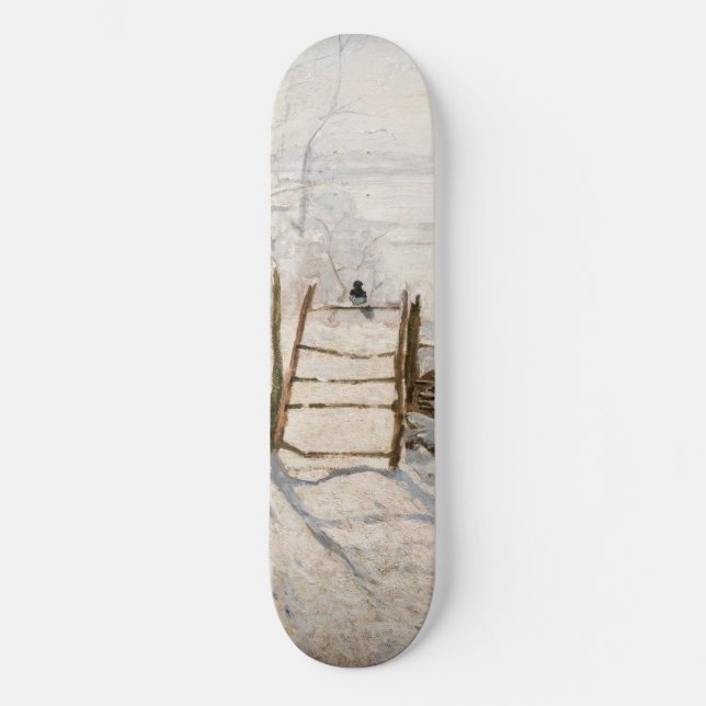 Claude Monet - The Magpie Skateboard (Front)