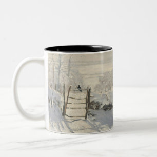 Claude Monet - The Magpie Two-Tone Coffee Mug