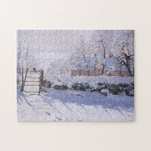 Claude Monet The Magpie Winter Snow  Jigsaw Puzzle