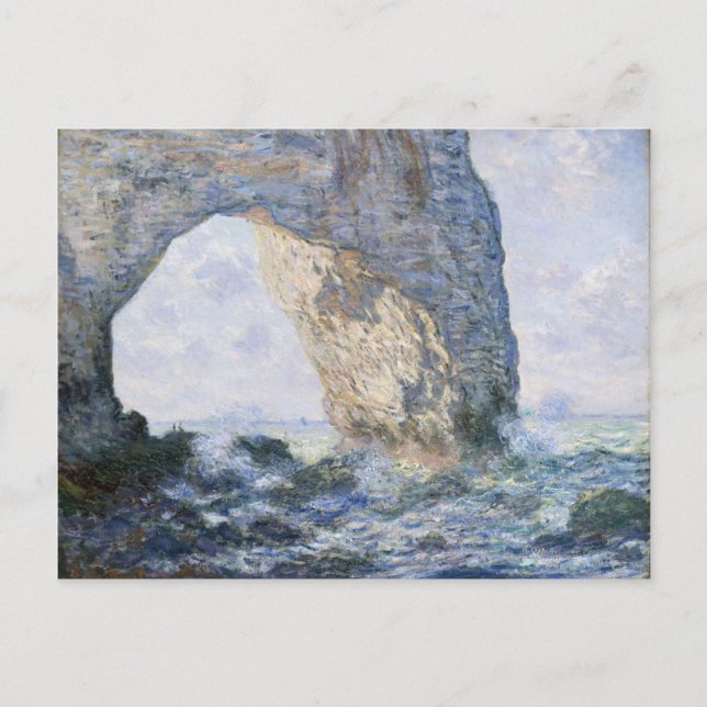 Claude Monet | The Manneporte Etretat Postcard (Front)
