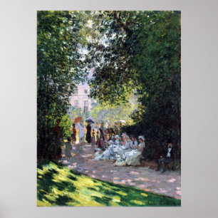 Claude Monet The Parc Monceau Poster