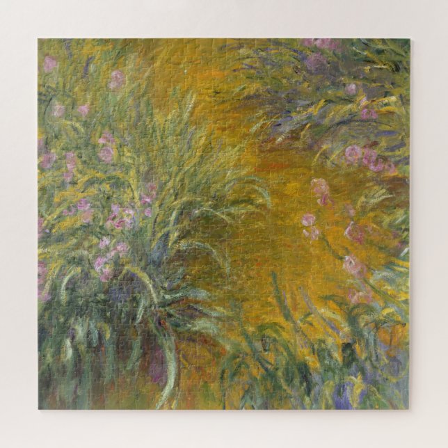 Claude Monet | The Path through the Irises Jigsaw Puzzle (Horizontal)