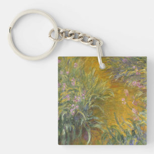 Claude Monet The Path through the Irises Key Ring