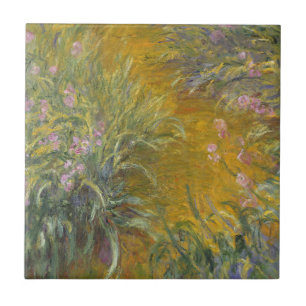 Claude Monet   The Path through the Irises Tile