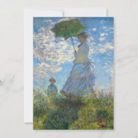 Claude Monet - The Promenade, Woman with a Parasol