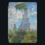 Claude Monet - The Promenade, Woman with a Parasol iPad Pro Cover<br><div class="desc">The Promenade,  Woman with a Parasol / Madame Monet and Her Son / La Promenade / La Femme a l'ombrelle - Claude Monet,  1875</div>