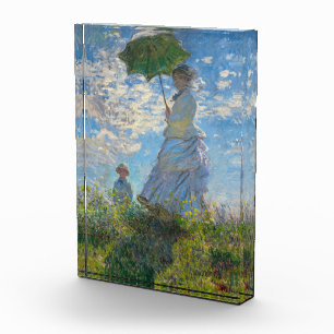 Claude Monet - The Promenade, Woman with a Parasol Photo Block