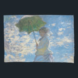 Claude Monet - The Promenade, Woman with a Parasol Pillowcase<br><div class="desc">The Promenade,  Woman with a Parasol / Madame Monet and Her Son / La Promenade / La Femme a l'ombrelle - Claude Monet,  1875</div>
