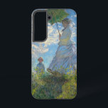 Claude Monet - The Promenade, Woman with a Parasol Samsung Galaxy Case<br><div class="desc">The Promenade,  Woman with a Parasol / Madame Monet and Her Son / La Promenade / La Femme a l'ombrelle - Claude Monet,  1875</div>