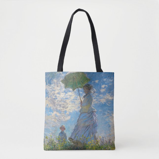 Claude Monet - The Promenade, Woman with a Parasol Tote Bag (Front)