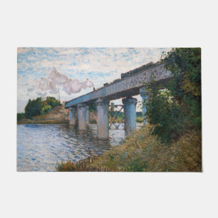 Claude Monet - The Railway Bridge at Argenteuil Doormat