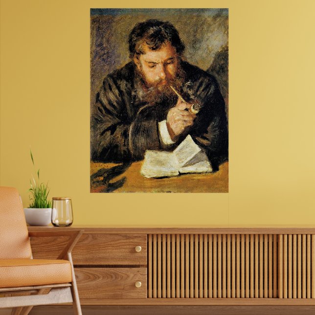 Claude Monet (The Reader) by Renoir Poster (Living Room 2)