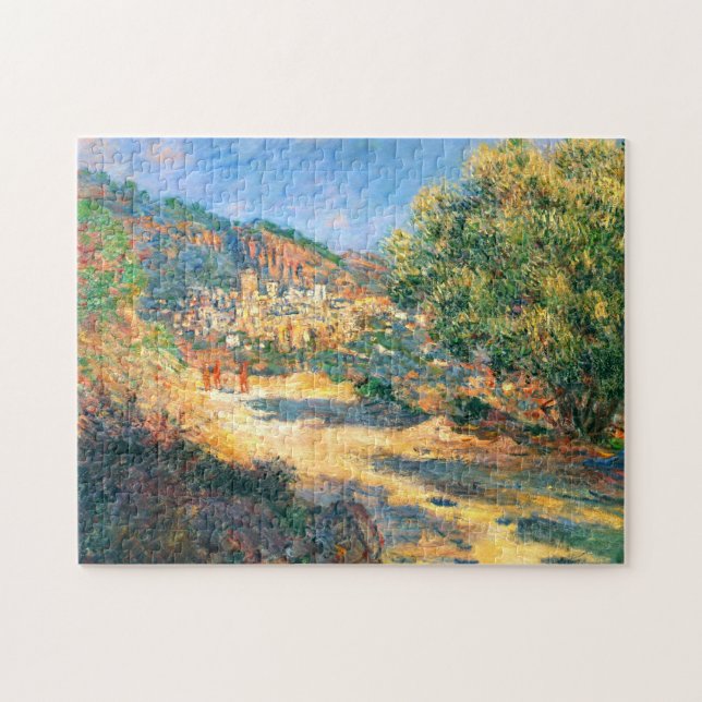 Claude Monet: The Road to Monte Carlo Jigsaw Puzzle (Horizontal)