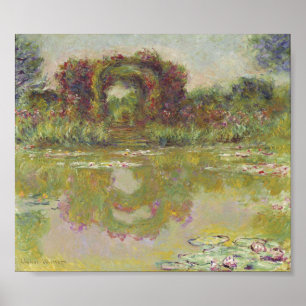 Claude Monet – The rose arches – Giverny 1913 Poster