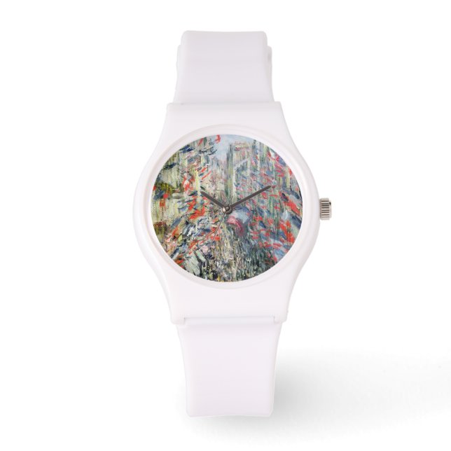 Claude Monet | The Rue Montorgueil, Paris Watch (Front)