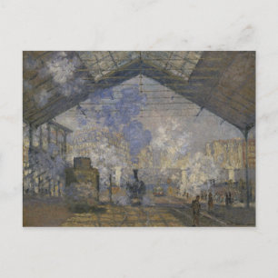 Claude Monet - The Saint-Lazare Station Postcard