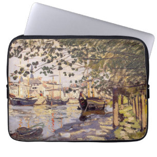Claude Monet. The Seine at Rouen Laptop Sleeve