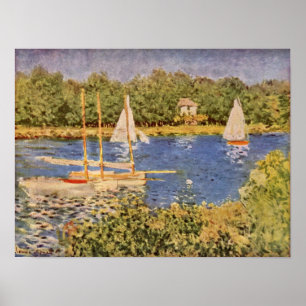 Claude Monet - The Seine basin at Argenteuil Poster