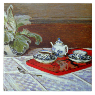 Claude Monet - The Tea Set, Ceramic Tile