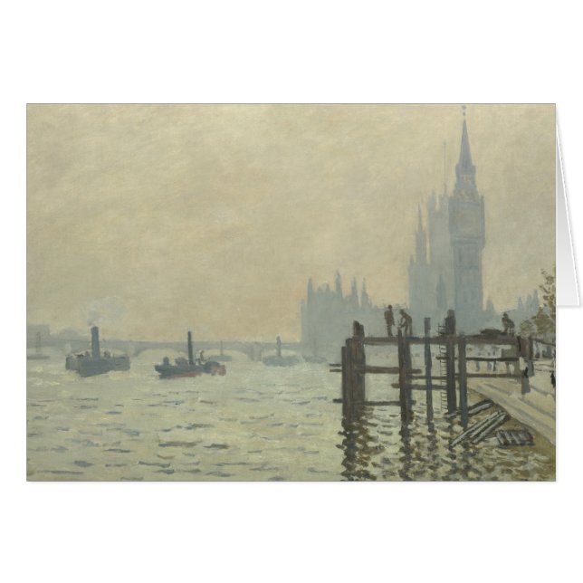 Claude Monet - The Thames at Westminster (Front Horizontal)