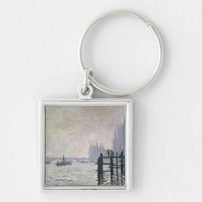 Claude Monet | The Thames below Westminster Key Ring (Front)