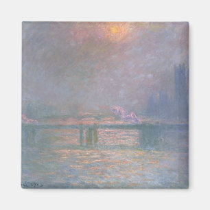 Claude Monet The Thames with Charing Cross Magnet