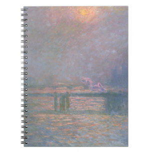Claude Monet   The Thames with Charing Cross Notebook