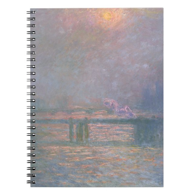 Claude Monet | The Thames with Charing Cross Notebook (Front)