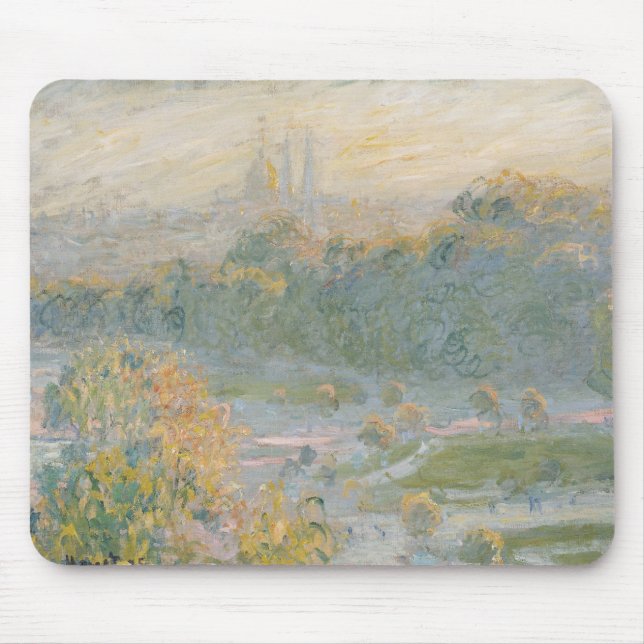Claude Monet | The Tuileries  1875 Mouse Pad (Front)