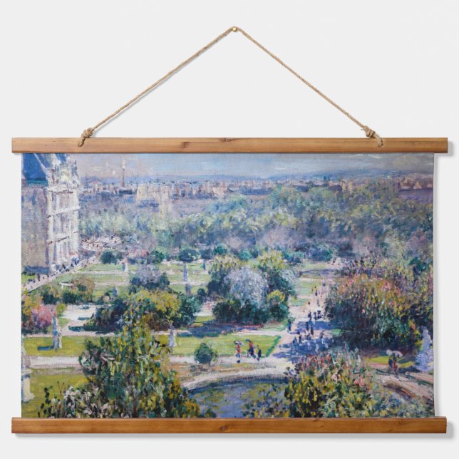 Claude Monet - The Tuileries Gardens Hanging Tapestry (Front)