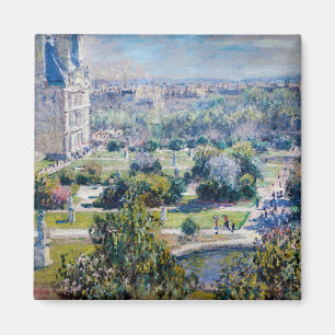 Claude Monet - The Tuileries Gardens Magnet