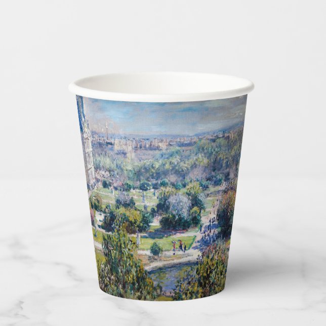 Claude Monet - The Tuileries Gardens Paper Cups (Front)
