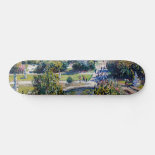 Claude Monet - The Tuileries Gardens Skateboard