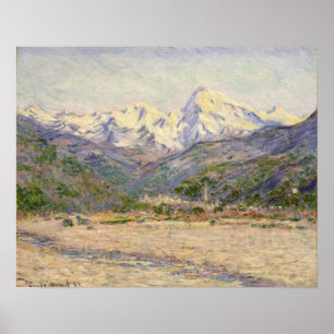 Claude Monet The Valley of the Nervia Poster