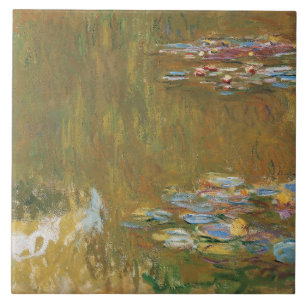 Claude Monet - The Water Lily Pond Tile