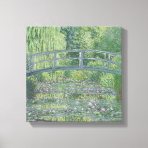 Claude Monet The Waterlily Pond: Green Harmony Canvas Print