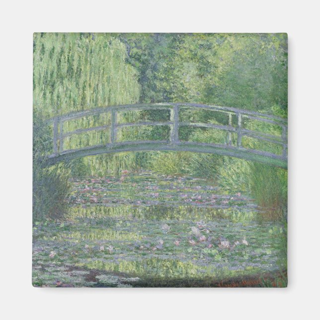 Claude Monet | The Waterlily Pond: Green Harmony Magnet (Front)