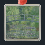 Claude Monet | The Waterlily Pond: Green Harmony Metal Ornament<br><div class="desc">The Waterlily Pond: Green Harmony,  1899 | by Claude Monet | Art Location: Musee d'Orsay,  Paris,  France | French Artist | Image Collection Number: XIR16688</div>