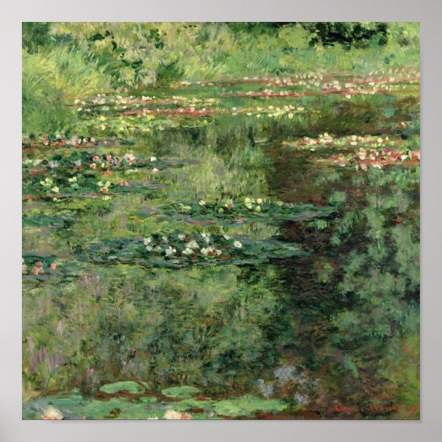 Claude Monet | The Waterlily Pond Poster (Front)