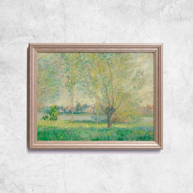 Claude Monet The Willows French Old Art Poster (Claude Monet The Willows French Old Art Poster
)